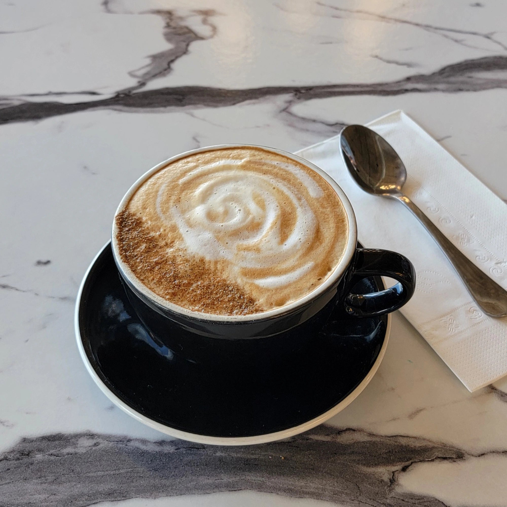 Hot Lavender Cardamom Latte